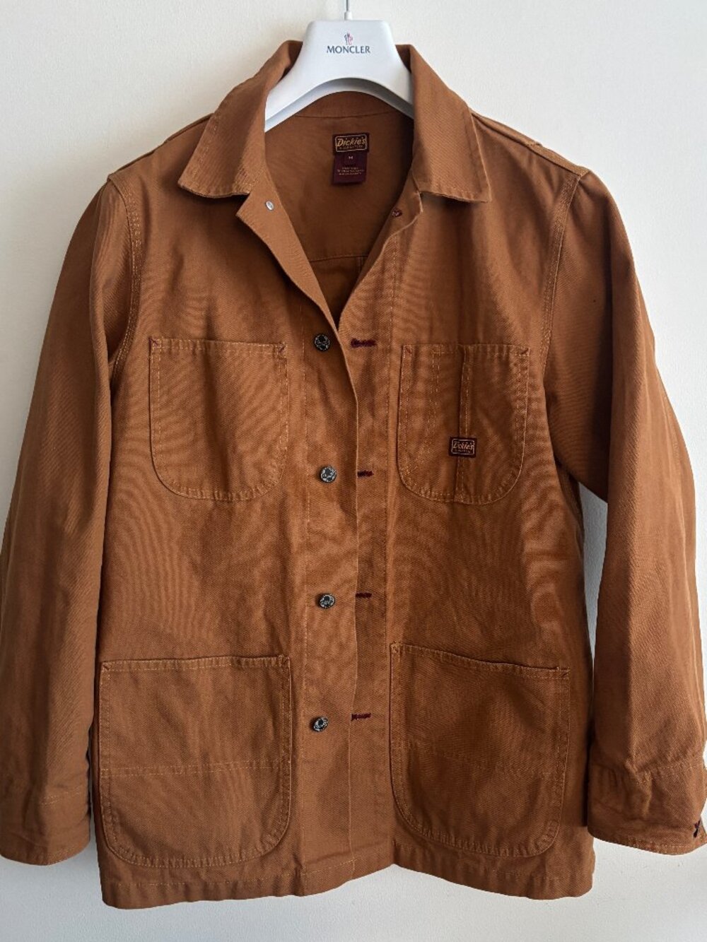 $370 Dickies 1922 Duck Cotton Canvas Chore Coat/ Mechanic's Jacket Made in USA